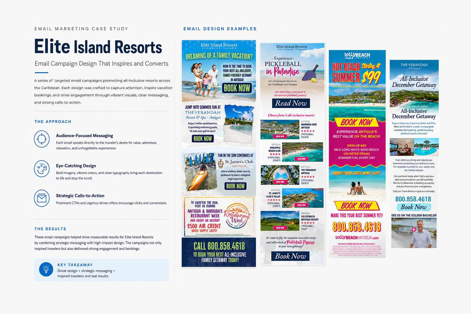 Elite Island Resorts In-House Email Design